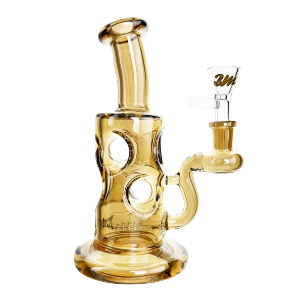 Billy Mate - Swiss Inline Perc Bong 15cm Gold