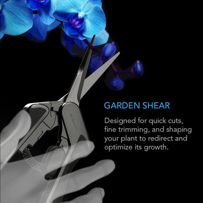 AC Infinity - Stainless Steel Pruning Shear, Ergonomic Lightweight, 6.6” Straight Blades
