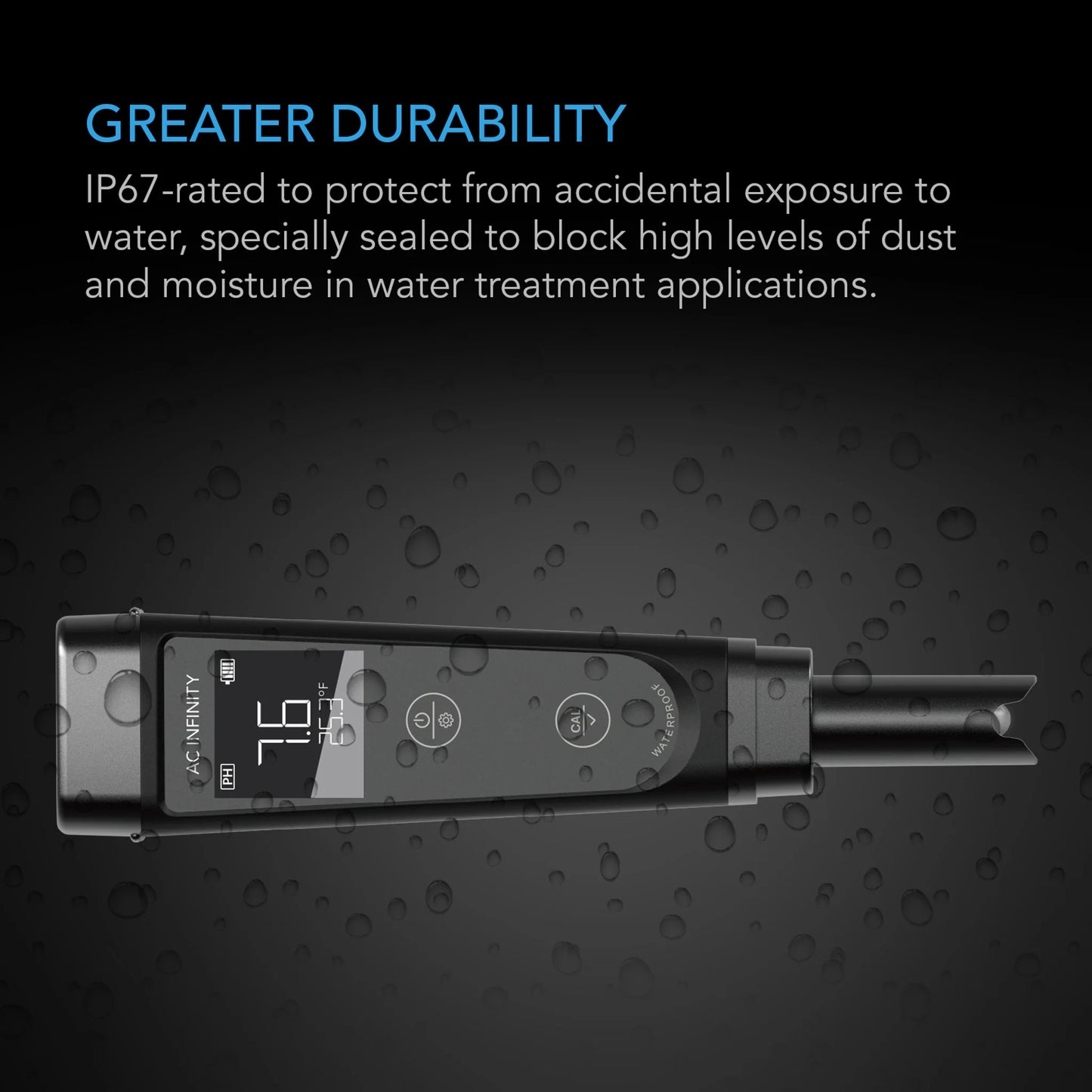 AC Infinity - Hydroponic Meter Pro Kit, ALL-IN-ONE PH PEN
