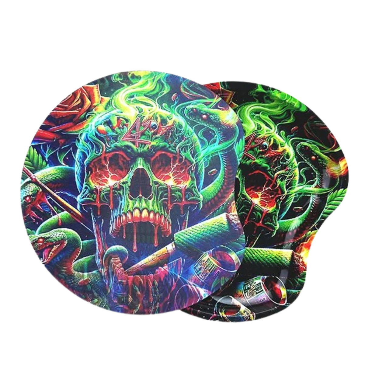 Metal Rolling Tray With Magnetic Lid