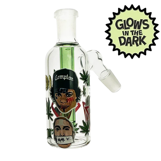 Glow In The Dark Hip Hop Legends Ash Catcher 14mm