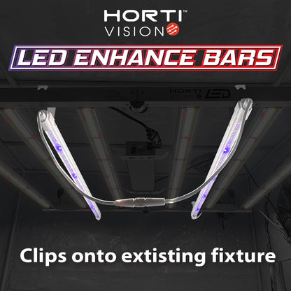 HORTIVISION 50W LED ENHANCE BARS (2 x 25W BARS)