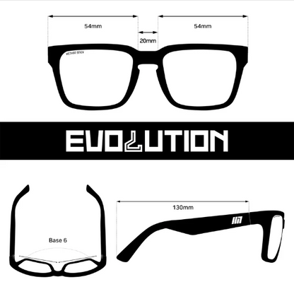 Method Seven Evolution FX2 (Full Spectrum LED Protective Glasses - Black)