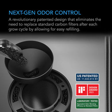 ***SPECIAL ORDER*** AC Infinity - Refillable Carbon Filter Kit, With Charcoal Refill, 4 Inch - 100 MM
