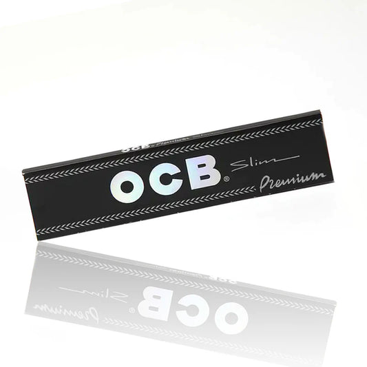 OCB Premium Black King Size Slim with Tips