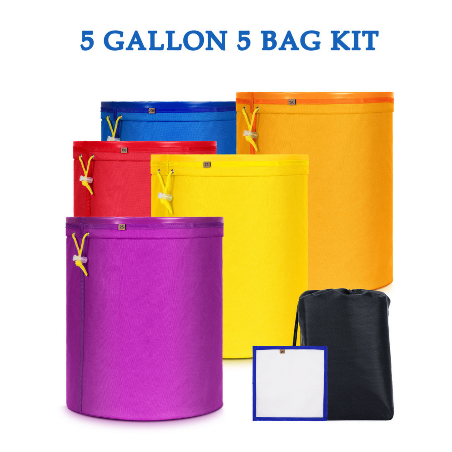 Bubble Extraction Bags Set of 5