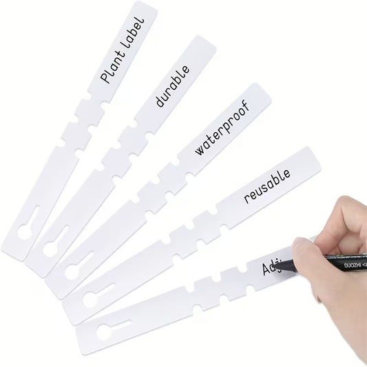 Plastic Plant Marker Tag - White