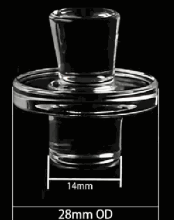 Clear Quartz Carb Cap - 28mm