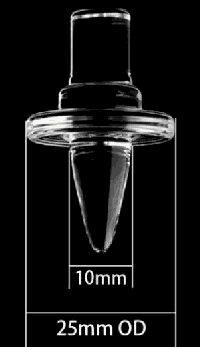 Pointed Quartz Carb Cap - 10mm