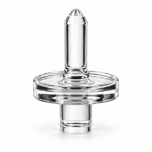 Pointed-Handle Quartz Carb Cap - 12mm