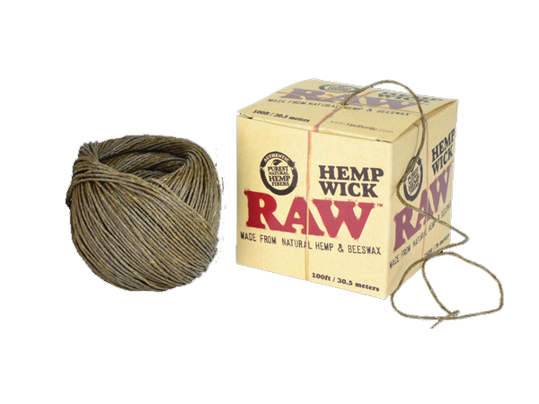 RAW - Hemp Wick Ball - 100ft