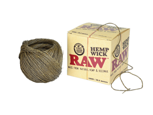 RAW - Hemp Wick Ball - 100ft