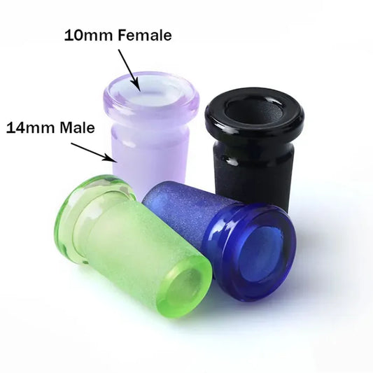 Colorful Glass Adapter Downsize Extension Reducer Converter