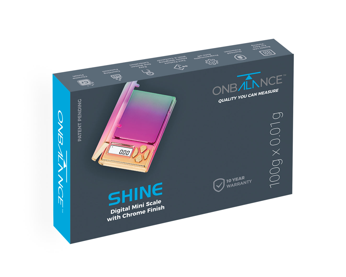 On Balance Shine Scale ( 100g x 0.01g ) SH-100-GO