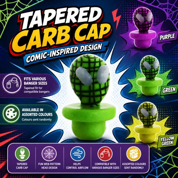 Spider Web Character Tapered Carb Cap