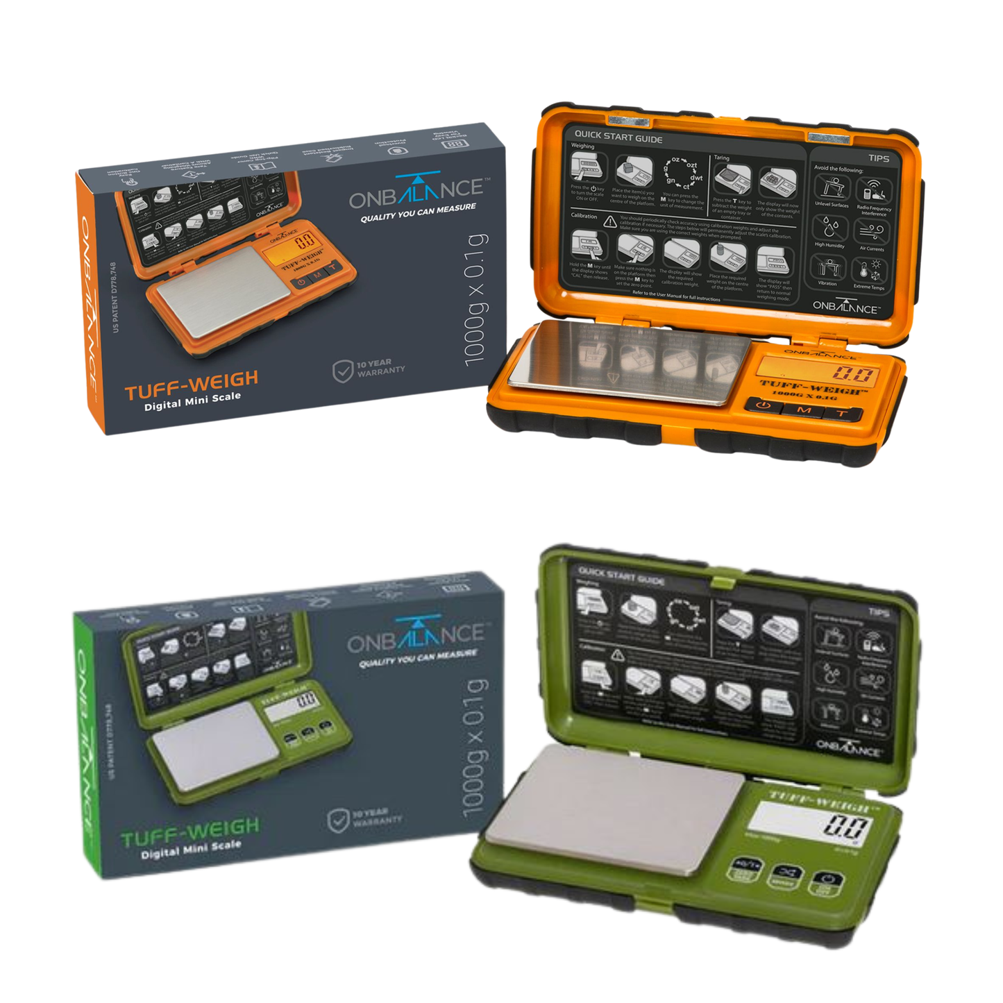 On Balance Tuff-Weigh Scale TF-1000 ( 1Kg x 0.1g )