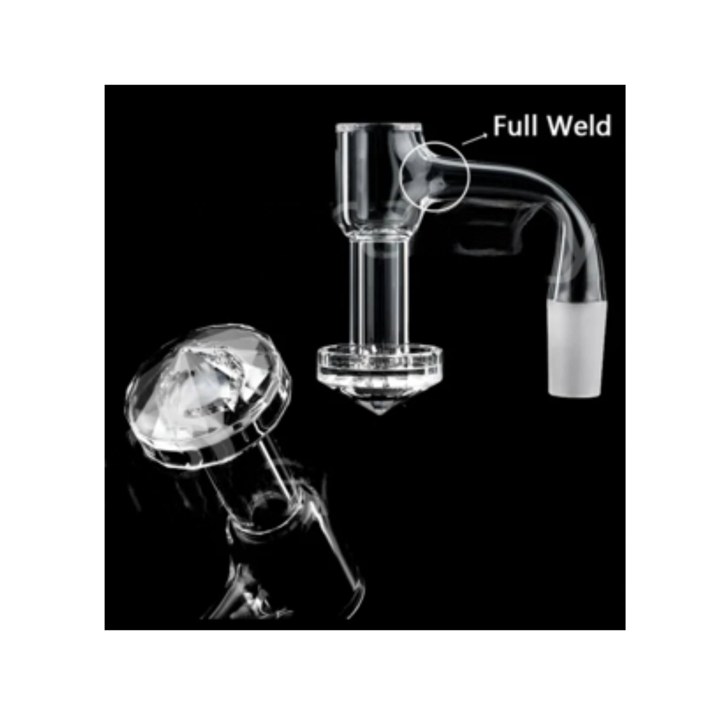 Terp Slurper Quartz Banger with Flower Glass Marble Set