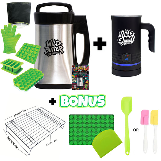 Wild Combo/Bundle - Butter Machine + Wild Gummy Machine + Bonus Accessories