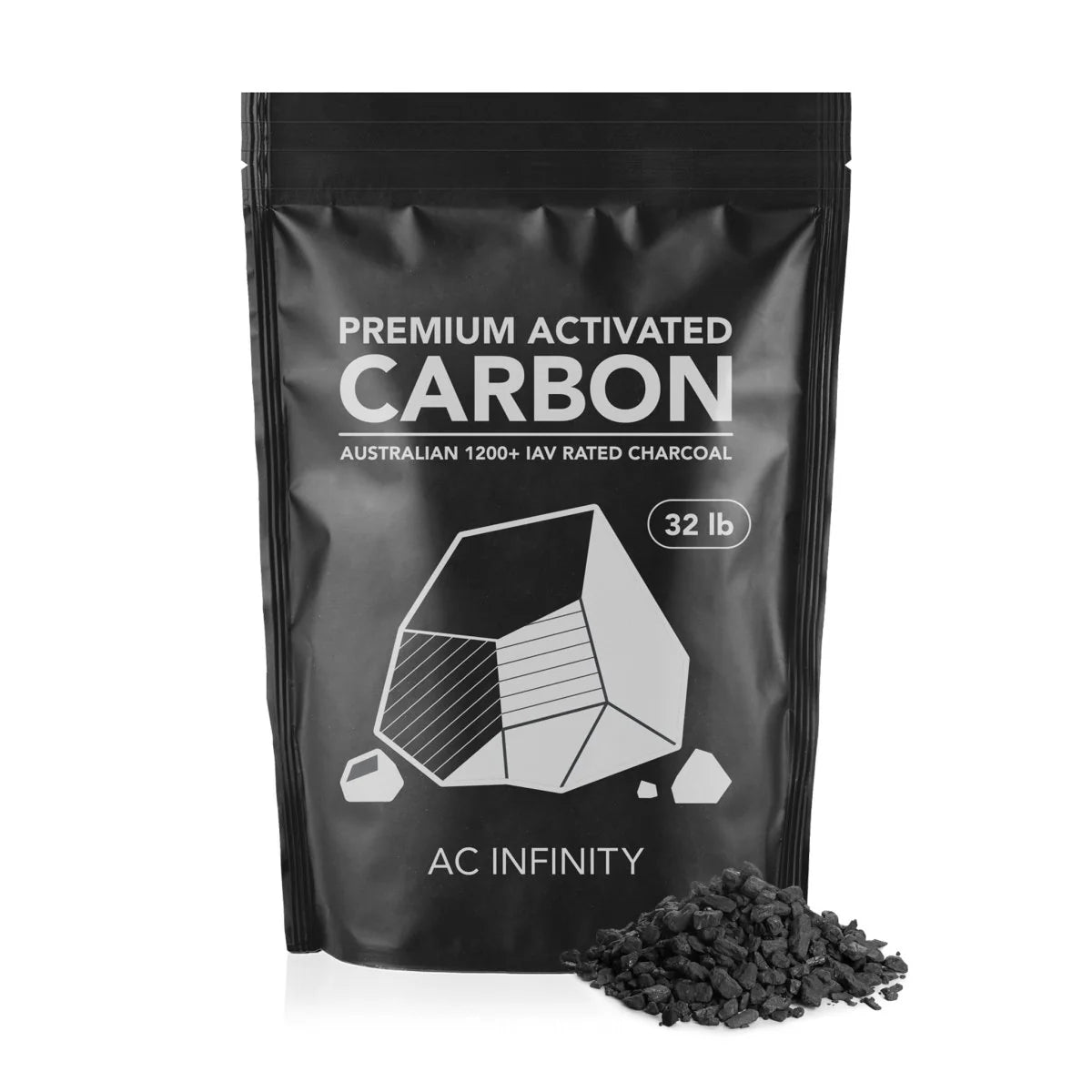 **SPECIAL ORDER** AC Infinity - Activated Carbon Refill, 1200+ IAV Australian Charcoal, 32 lbs