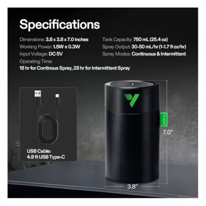 VIVOSUN AEROSTREAM UO75 USB HUMIDIFIER