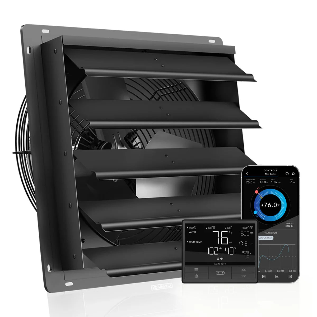 **SPECIAL ORDER** AC Infinity - Airlift T20 Shutter Exhaust Ventilation Fan 20"