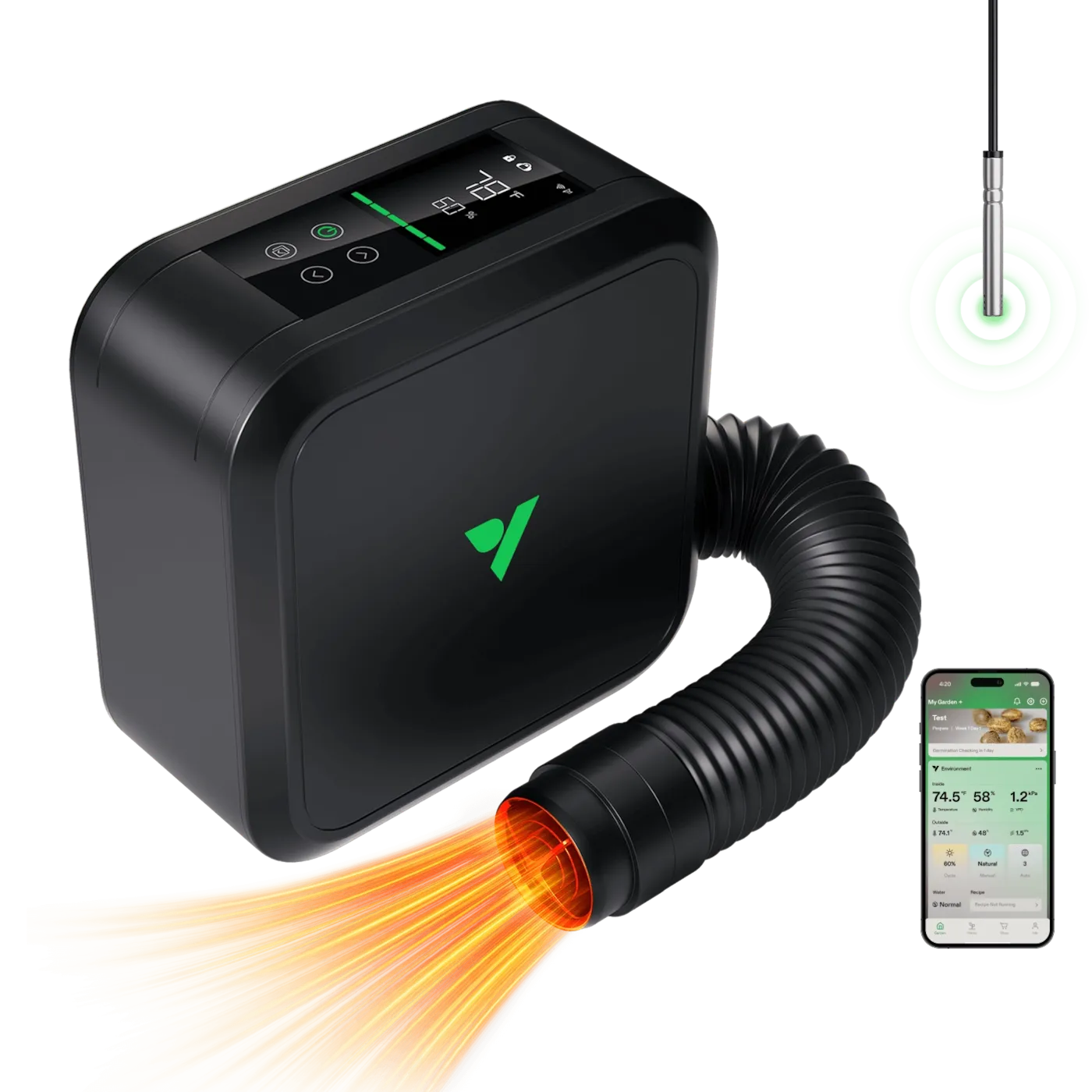 VIVOSUN - AeroFlux Grow Tent Heater 700W