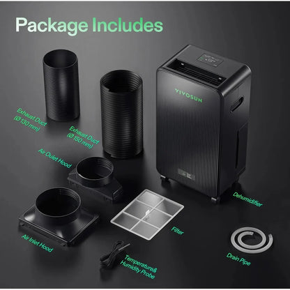 VIVOSUN - AERODRAIN D12 DEHUMIDIFIER