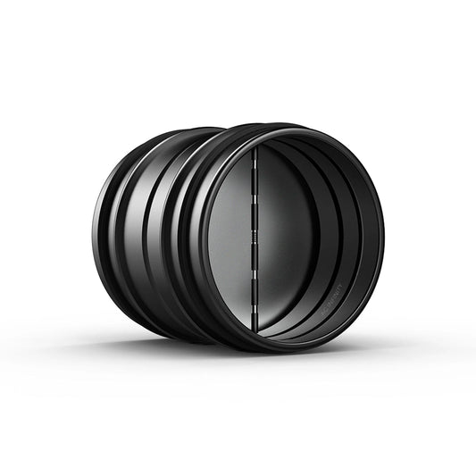 AC INFINITY - Backdraft Damper Ducting Insert, 150 mm (6 inch), Black Galvanised Steel