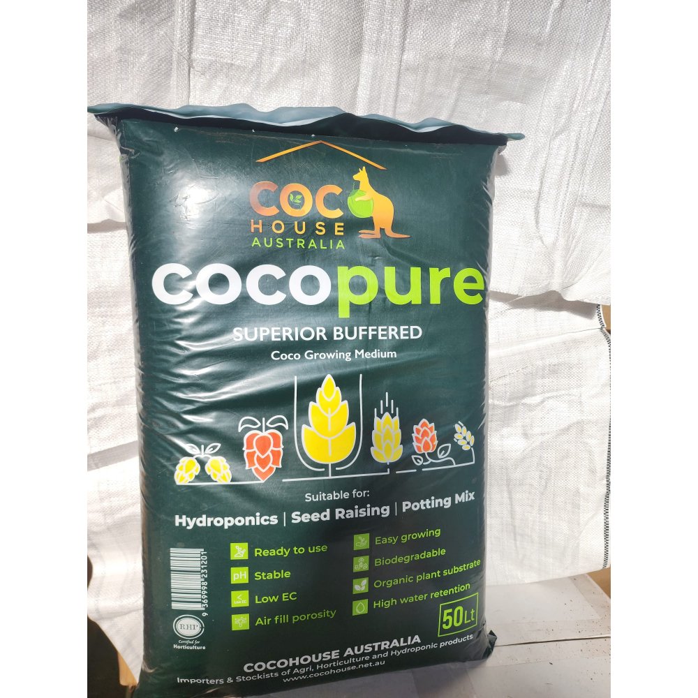 COCO House Buffered COCO PURE 50Lt Bags