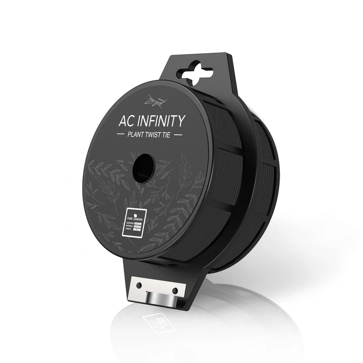 **SPECIAL ORDER** AC Infinity - Black Twist Ties with Built-In Cutter, 100 m