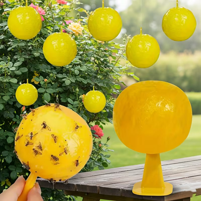 Yellow Flying Insect Killer Glue Ball
