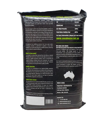 COCO House Buffered Coco Pure Blend Mix 50Lt Bag (70%Pith 30%Husk)