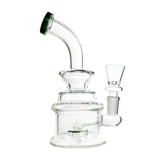 FlexArc Compact Glass Dab Rig and Bong 17cm