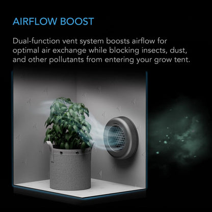 AC Infinity - Grow Tent Duct Vent Attachment 6 inch