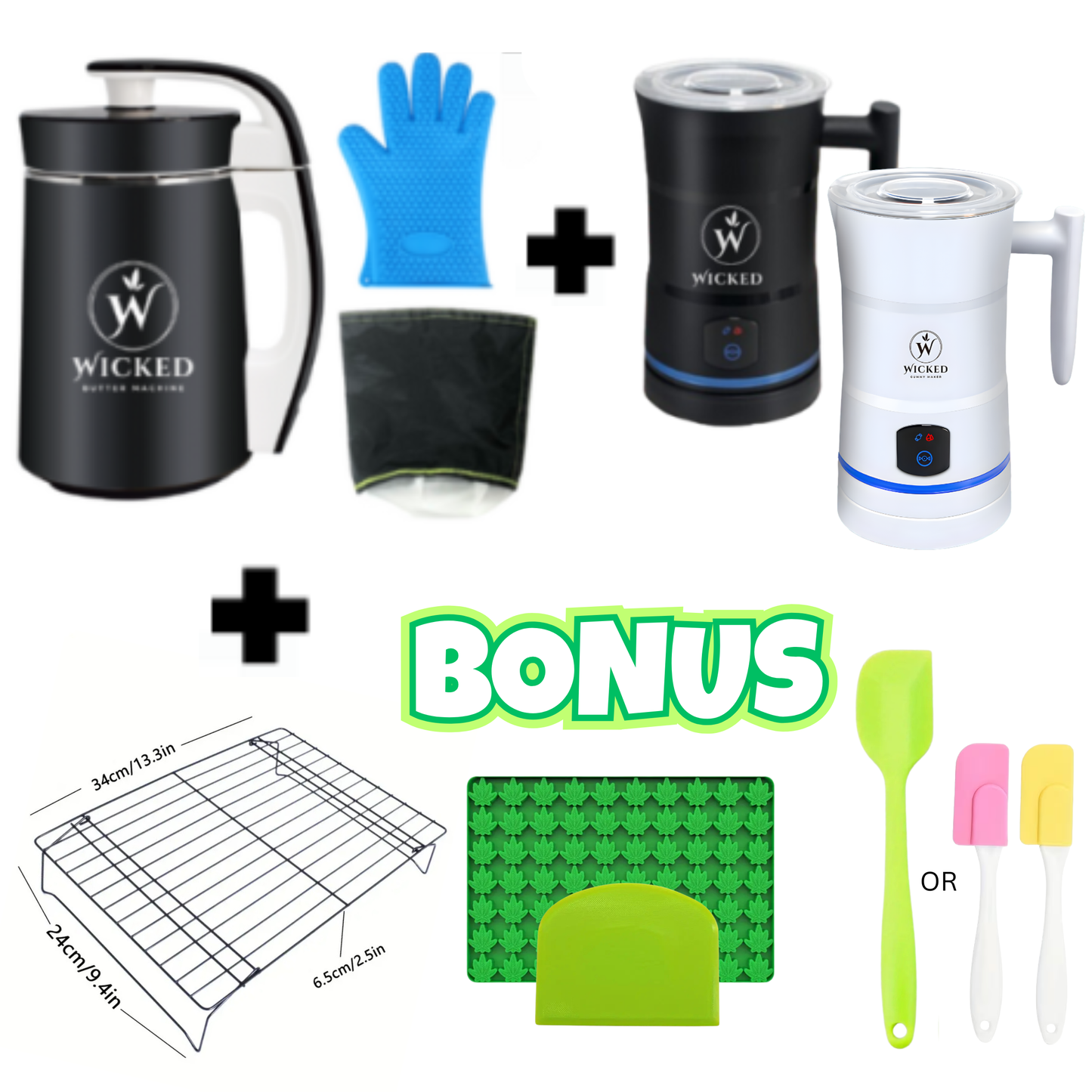 Wicked Combo/Bundle - Butter Machine & Gummy Machine + BONUS Accessories