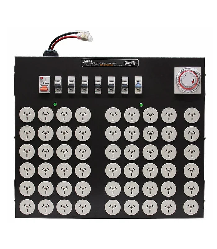 Hortitek - LMU 48 Outlet 24 on/24 off 100amp Single Phase + Time Delay