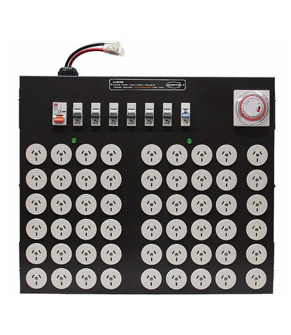 Hortitek - LMU 48 Outlet 24 on/24 off 100amp Single Phase + Time Delay