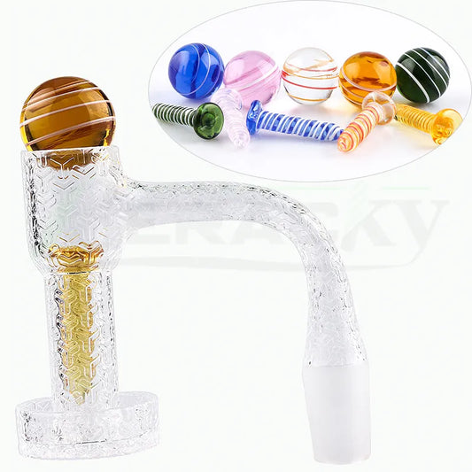 Terp Slurper - Marble + Flat Head Nail