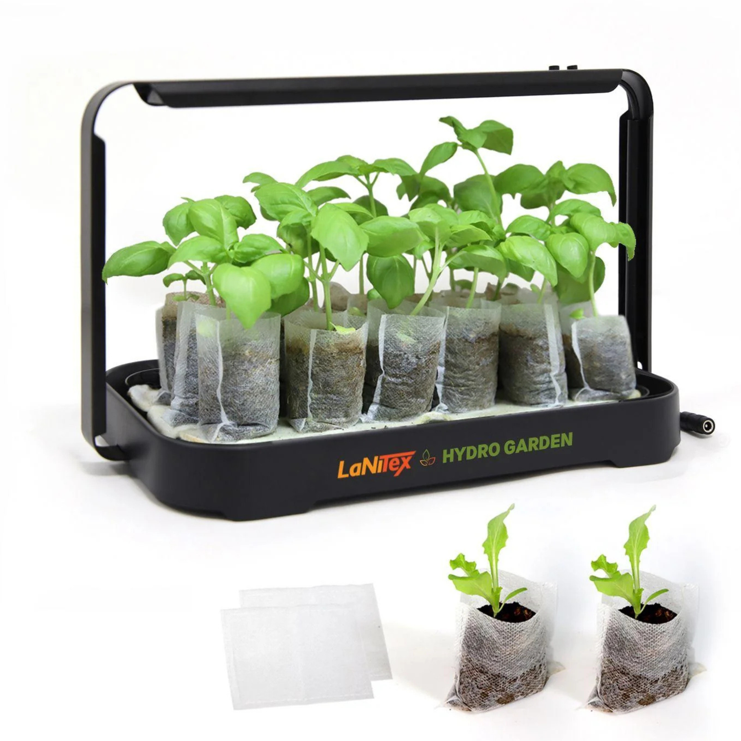 Lanitex - Smart Microgreen Growing Kit - Black Metal