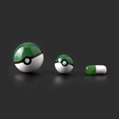 Terp Slurper PokeBall Set 2 x Marble and 1 x Pill