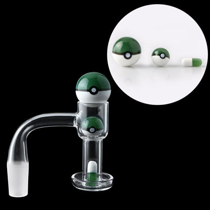 Terp Slurper Quartz Banger with PokeBall Set Kit 14mm Male 90°