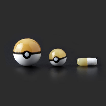Terp Slurper PokeBall Set 2 x Marble and 1 x Pill