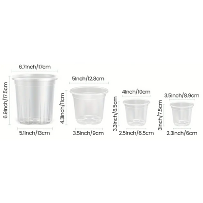 Clear Plastic Pot