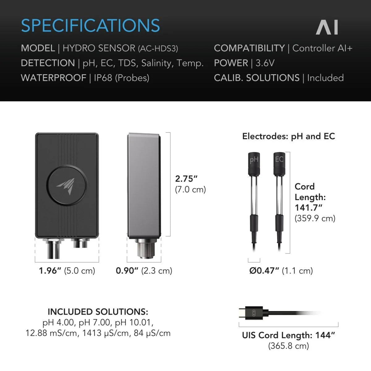 AC Infinity - AI Hydro Sensor
