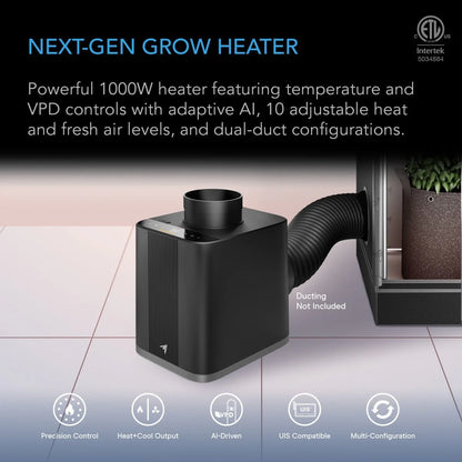 AC Infinity - Thermoforge T7, Plant Heater 1000W