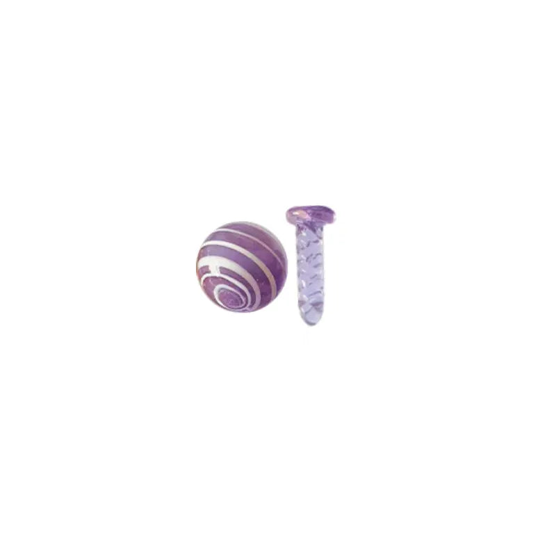 Terp Slurper Marble + Flat Head Nail