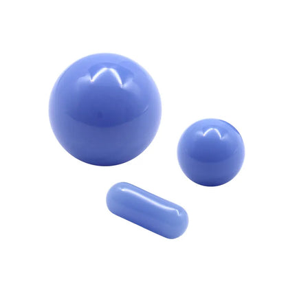 Terp Slurper Glass Marbles + Pill Set (Solid Colour)