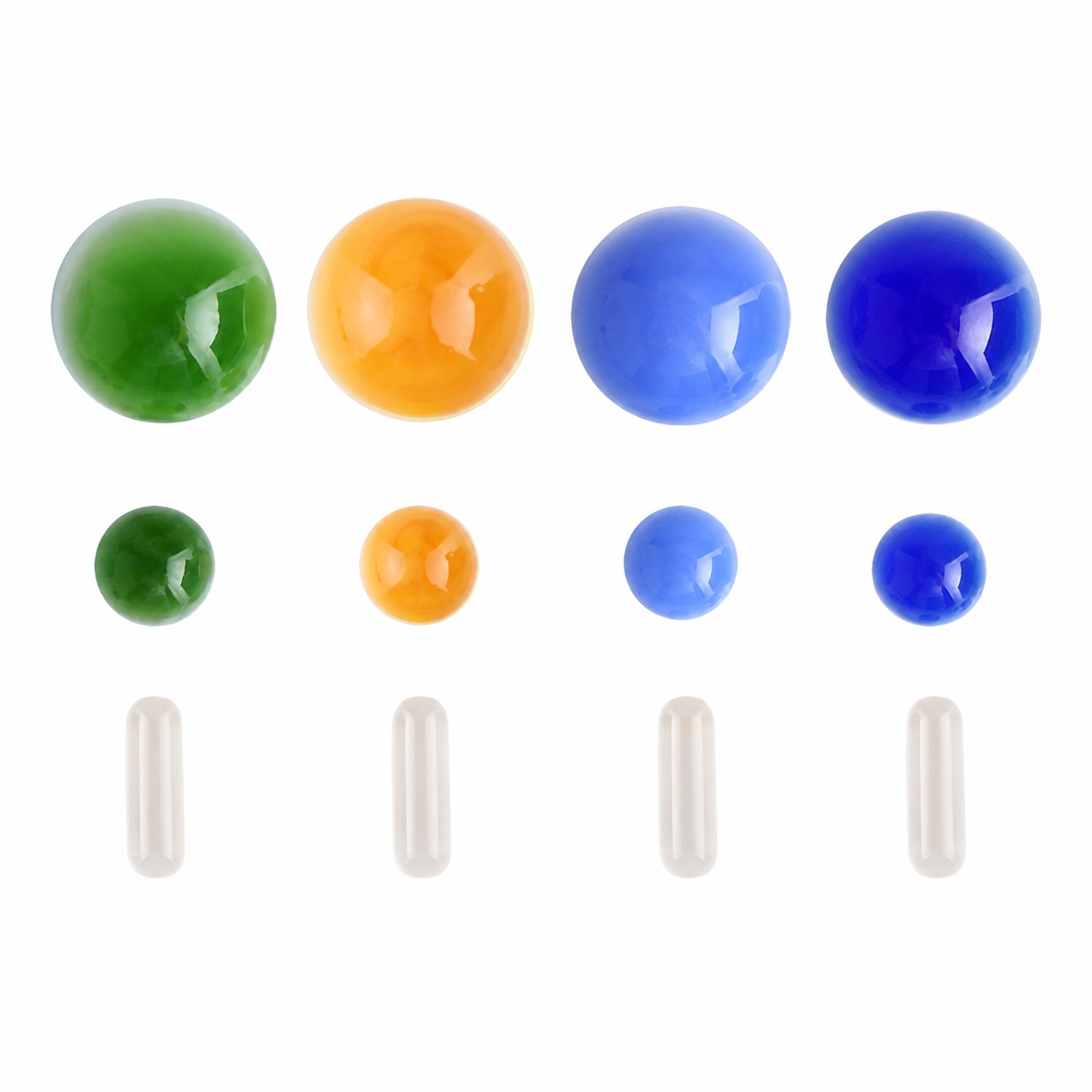 Glass Terp Slurper Set (14mm, 22mm & Pill)