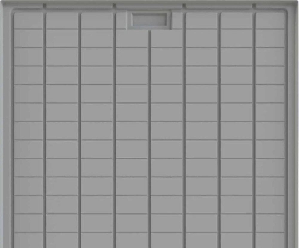 Staal & Plast Flood and Drain Tray 100x110cm (With Plast Filter For Sump Valve)