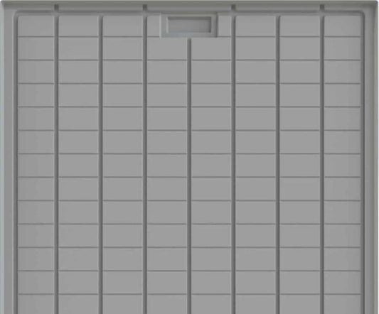 Staal & Plast Flood and Drain Tray 100x110cm (With Plast Filter For Sump Valve)